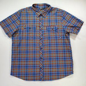 Outdoor Research Shirt Wanderer Men 2XL Tartan Plaid Button Down Hiking Gorpcore